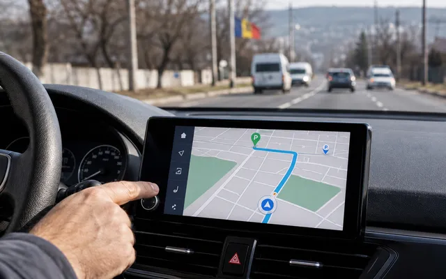 Hartă digitală a drumurilor din Moldova cu parcări sigure pentru șoferi