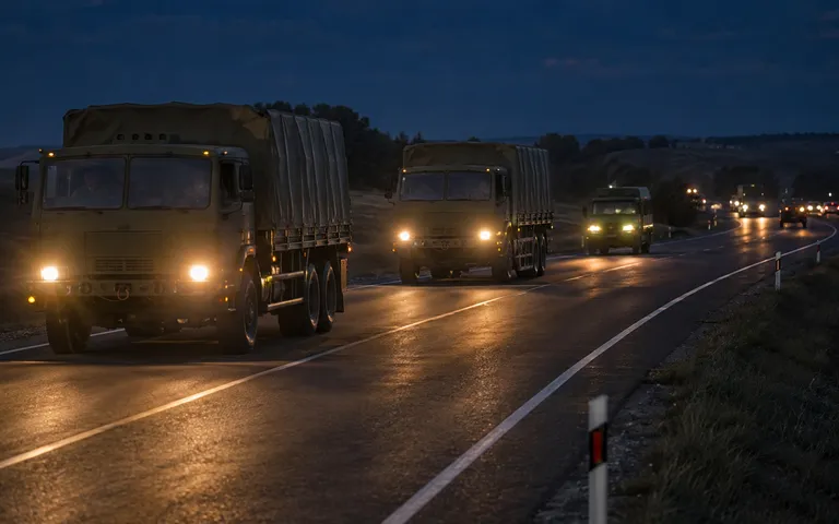 Огненный щит 2026: ночное движение военной техники