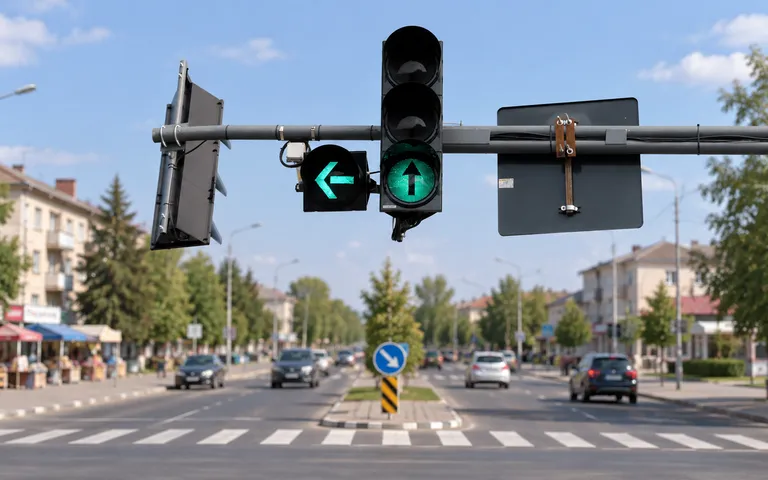 Un semafor inteligent funcționează pe R7, lângă autogara Drochia Un semafor inteligent funcționează pe R7, lângă autogara Drochia